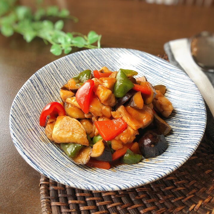 夏野菜と鶏肉の甘酢炒め レシピ 作り方 By Midomaru Recipe 楽天レシピ